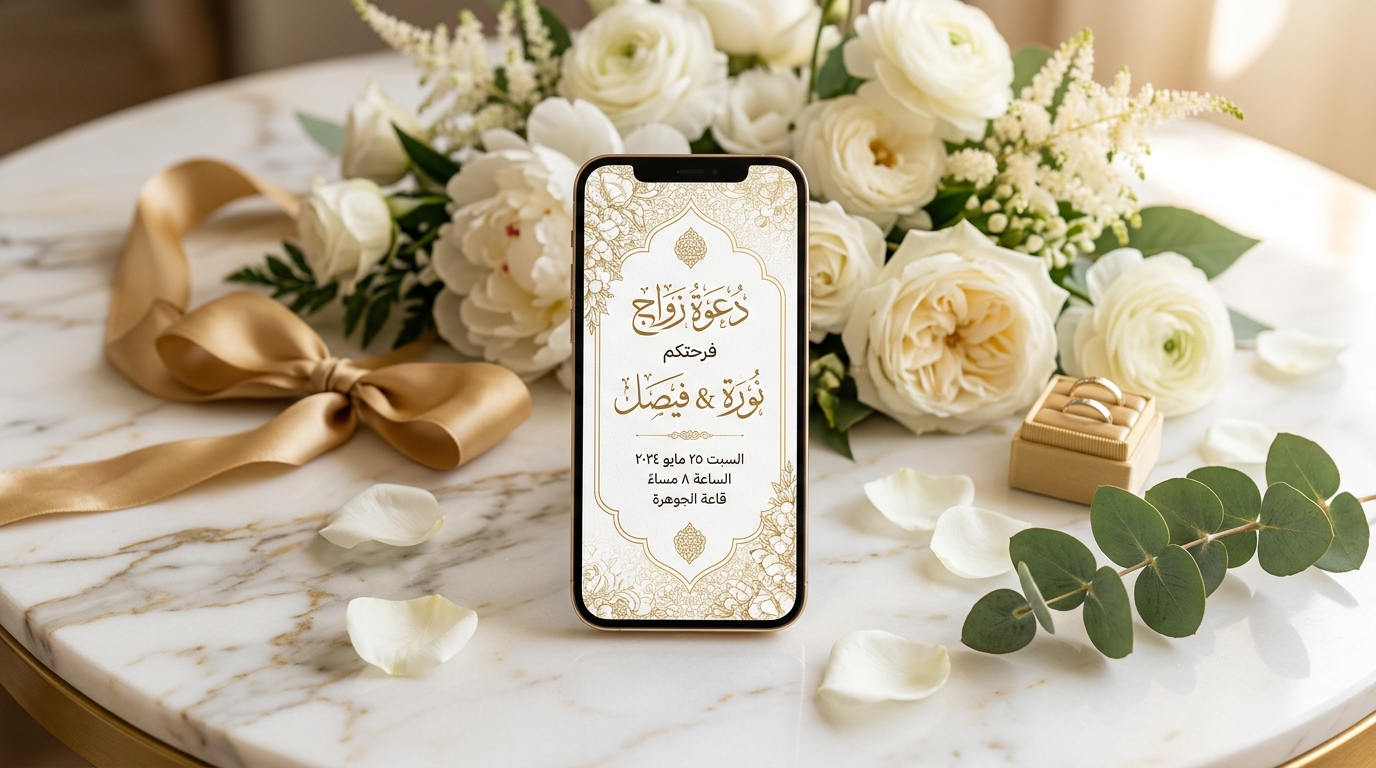 خدمة الدعوات الإلكترونية لعملاء القاعات